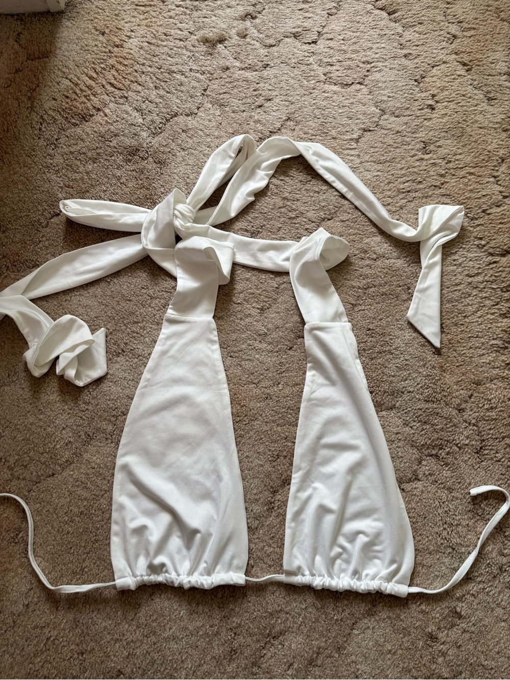 Beginning Boutique Niomi Crop Top White